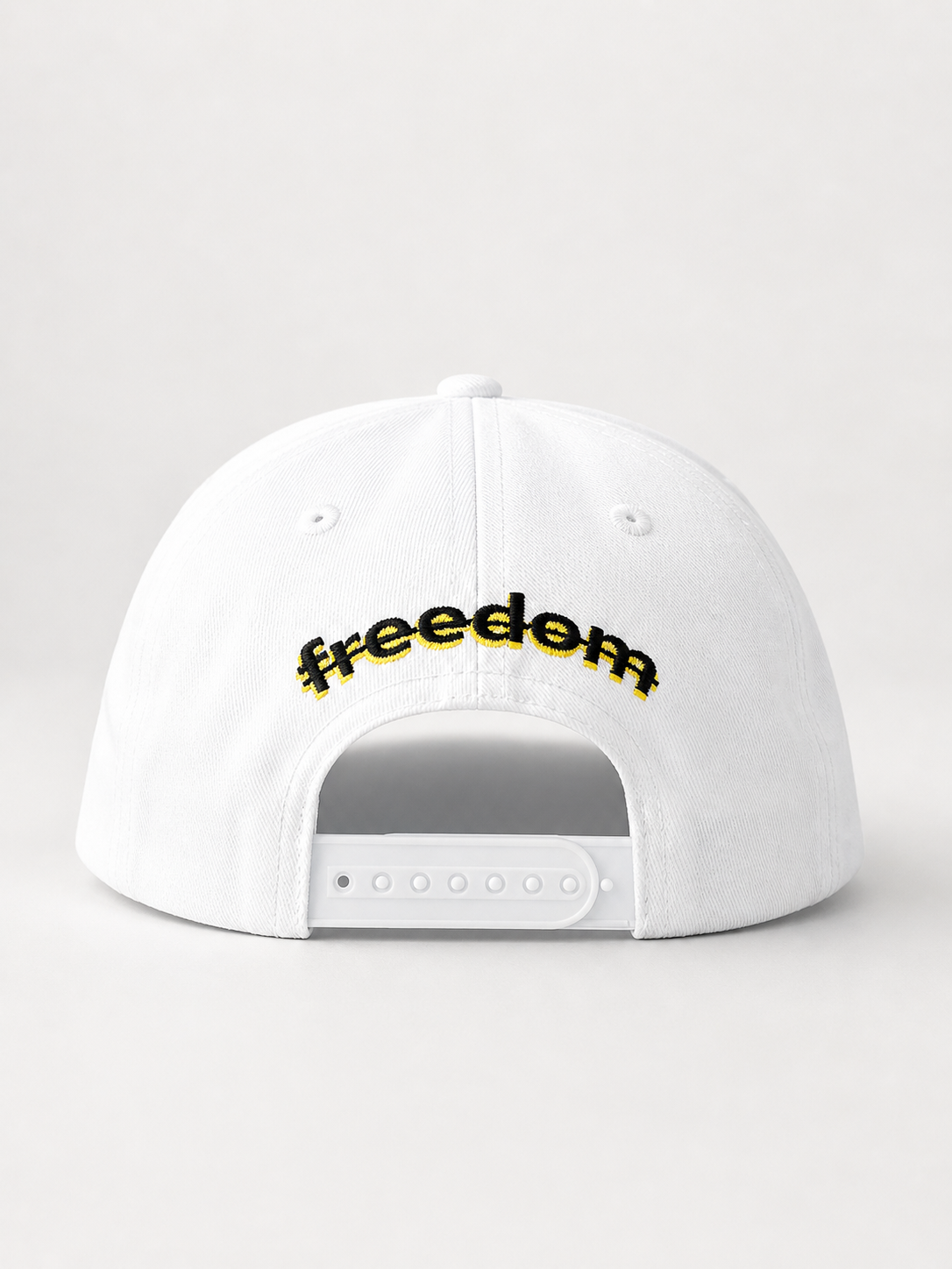 White Freedom Snapback