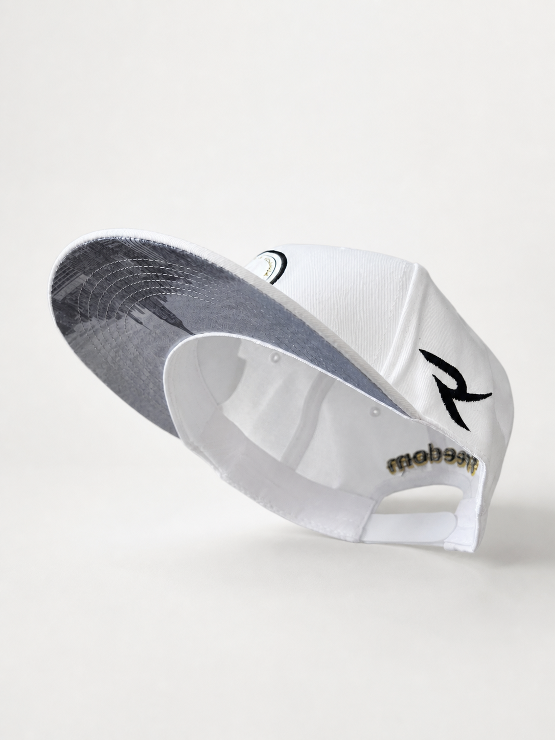 White Freedom Snapback